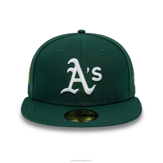 FFTN203 New Era Oakland Athletics 50º aniversário boné verde escuro 59fifty