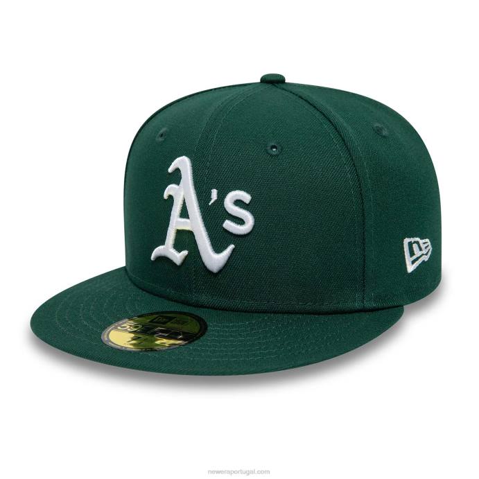 FFTN203 New Era Oakland Athletics 50º aniversário boné verde escuro 59fifty