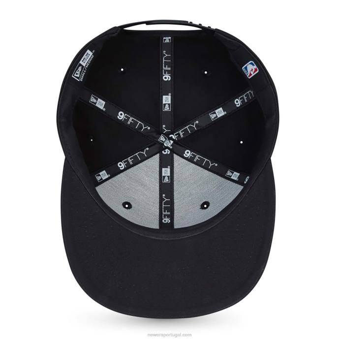 FFTN2043 New Era boné la lakers nba preto sobre preto 9fifty