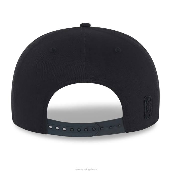 FFTN2043 New Era boné la lakers nba preto sobre preto 9fifty
