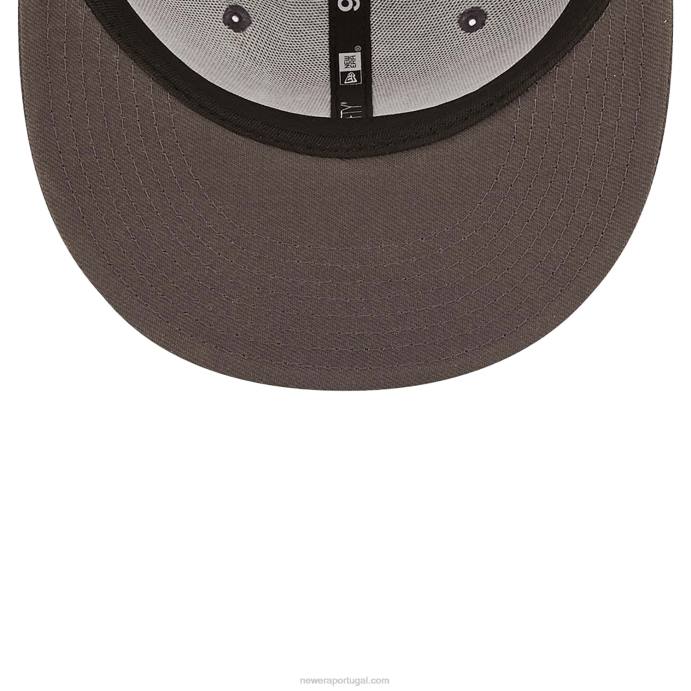 FFTN2044 New Era boné snapback 9fifty cinza escuro new york yankees repreve
