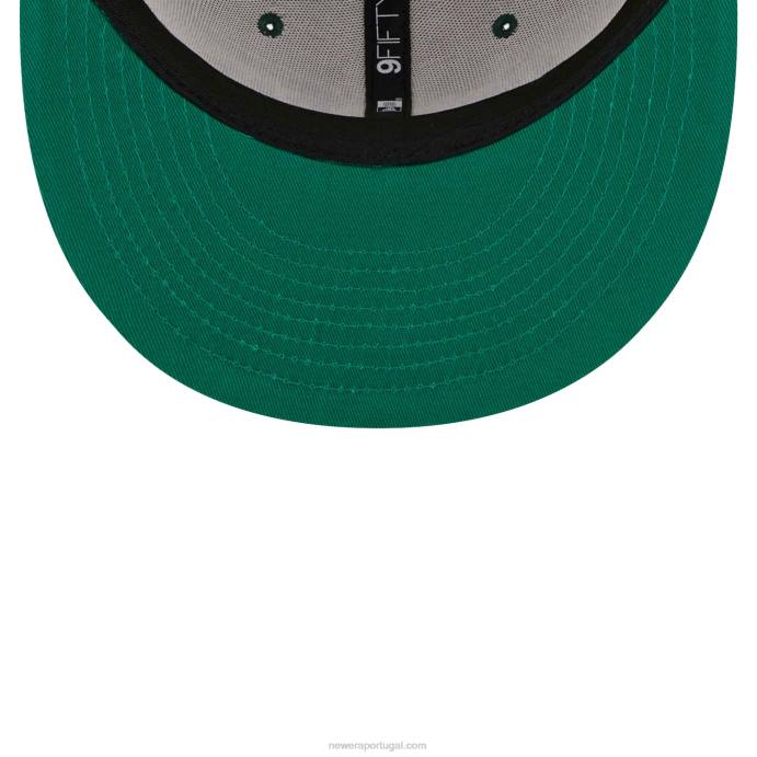 FFTN2050 New Era boné snapback 9fifty green bay packers nfl retro cream