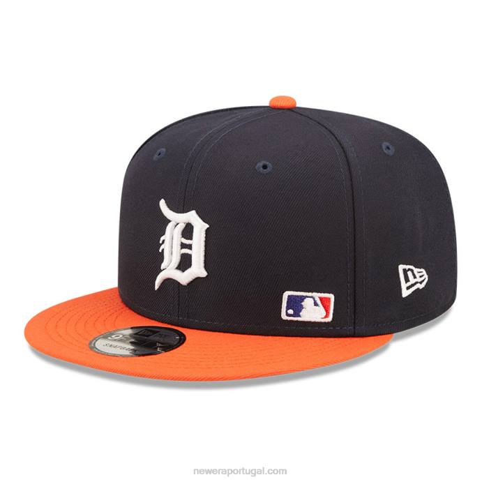 FFTN2054 New Era boné detroit tigers mlb black letter arch navy 9fifty snapback