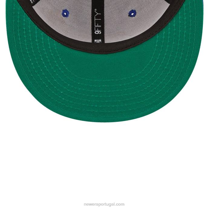 FFTN2055 New Era boné milwaukee bucks nba sweep green 9fifty snapback