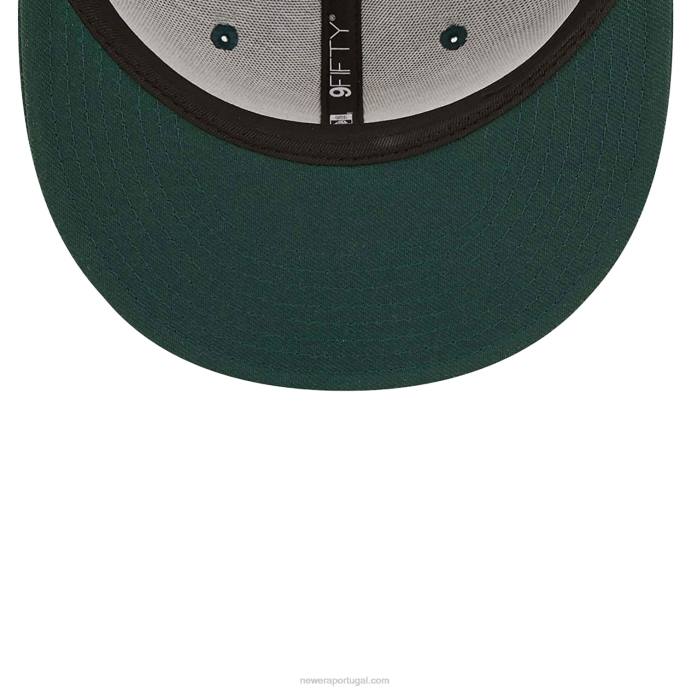 FFTN2057 New Era boné snapback 9fifty verde escuro la lakers repreve