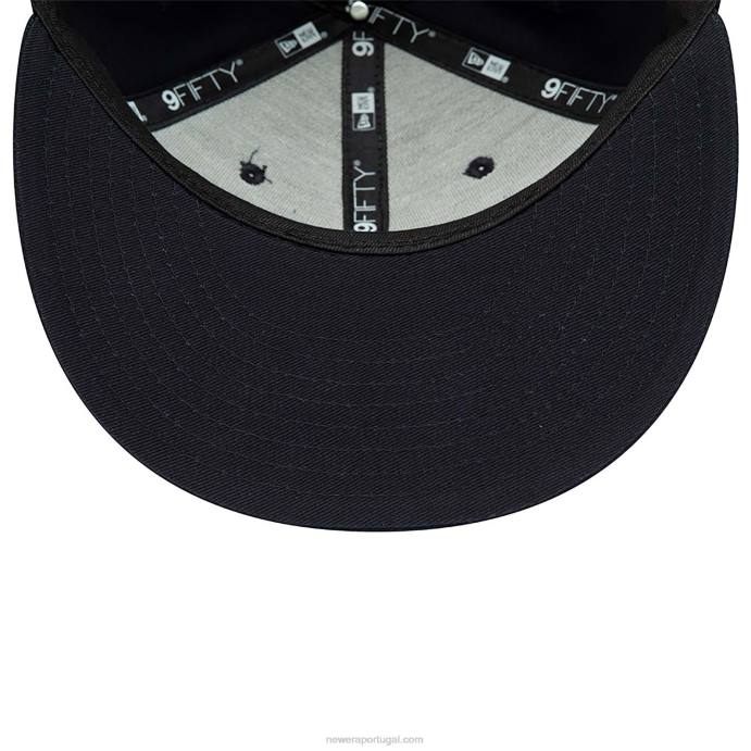 FFTN2059 New Era boné snapback azul 9fifty logo da equipe do new york yankees