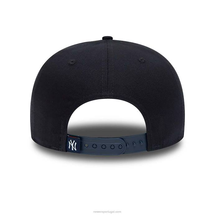 FFTN2059 New Era boné snapback azul 9fifty logo da equipe do new york yankees