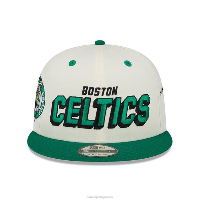 FFTN2062 New Era Boné boston celtics wake branco 9fifty snapback