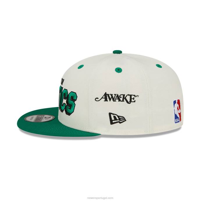 FFTN2062 New Era Boné boston celtics wake branco 9fifty snapback