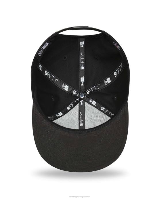 FFTN2063 New Era New York Yankees League Essentials boné preto 9fifty snapback
