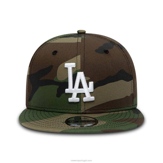 FFTN2071 New Era Boné Snapback La Dodgers Youth Team Camo 9Fifty