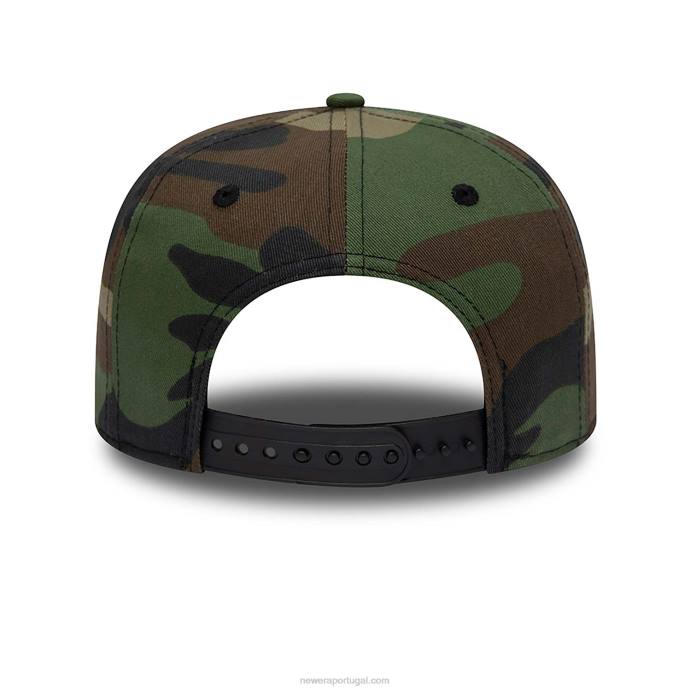 FFTN2071 New Era Boné Snapback La Dodgers Youth Team Camo 9Fifty