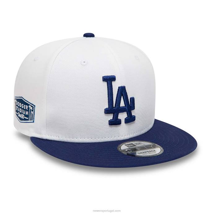 FFTN2073 New Era la dodgers coroa remendos boné branco 9fifty snapback