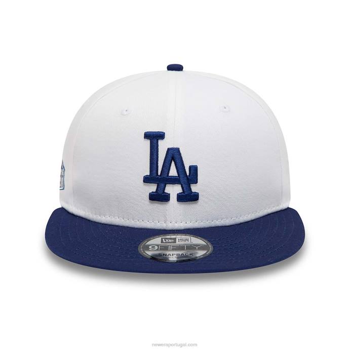 FFTN2073 New Era la dodgers coroa remendos boné branco 9fifty snapback