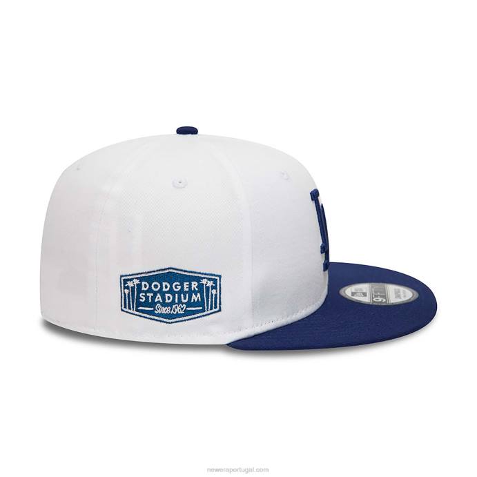FFTN2073 New Era la dodgers coroa remendos boné branco 9fifty snapback