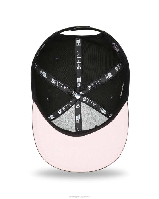FFTN2076 New Era boné snapback 9fifty apple black new york yankees