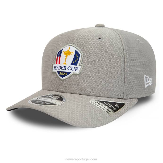FFTN2082 New Era Ryder Cup 2023 hex era grey 9fifty boné elástico elástico