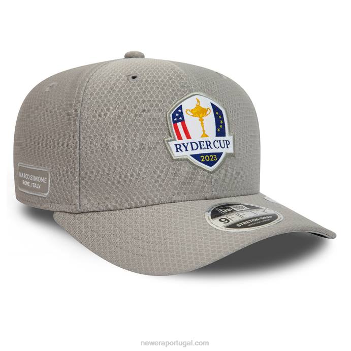 FFTN2082 New Era Ryder Cup 2023 hex era grey 9fifty boné elástico elástico
