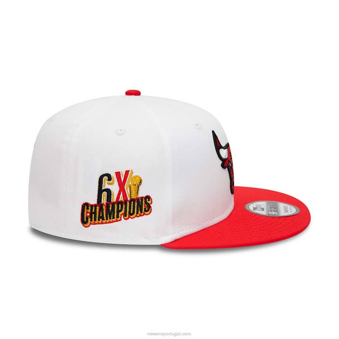 FFTN2086 New Era chicago bulls coroa boné branco 9fifty snapback