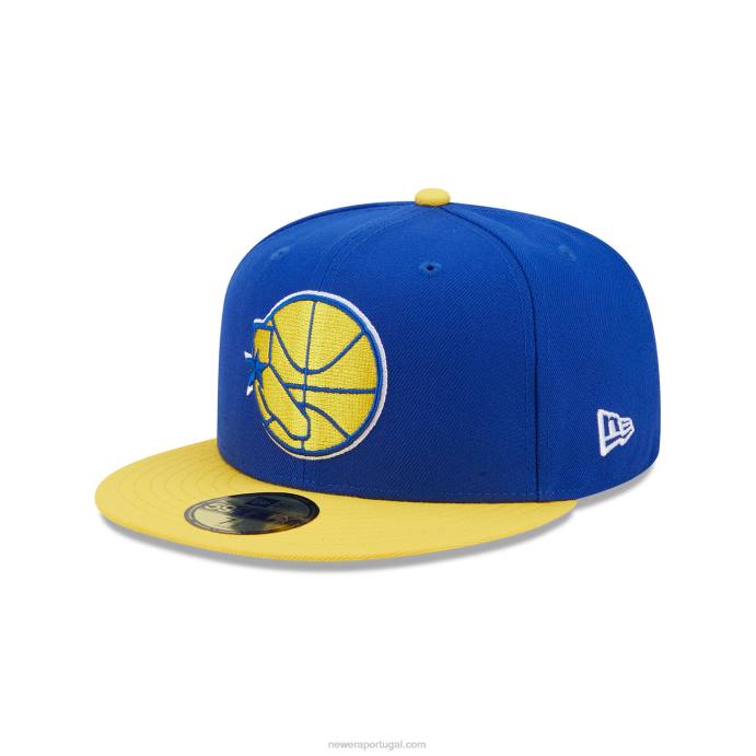 FFTN208 New Era Boné Golden State Warriors NBA Classic Blue 59Fifty