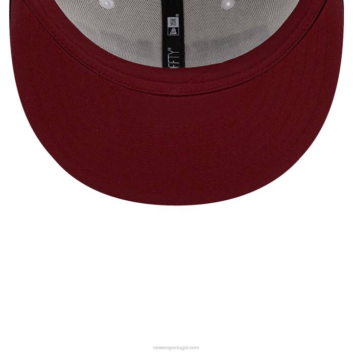 FFTN2090 New Era boné chicago bulls authentics city edition branco 9fifty snapback