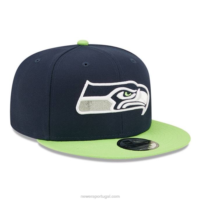 FFTN2096 New Era boné seattle seahawks nfl black letter arch blue 9fifty snapback