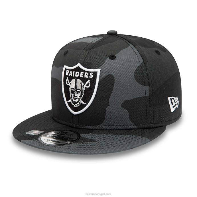 FFTN2097 New Era boné las vegas raiders team camo 9fifty snapback