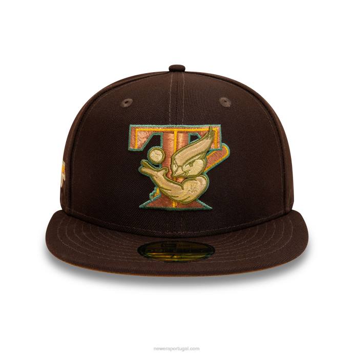 FFTN209 New Era toronto blue jays 2003 all star game burnt wood 59fifty boné ajustado