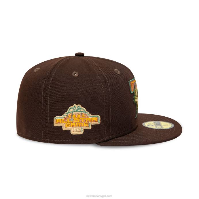 FFTN209 New Era toronto blue jays 2003 all star game burnt wood 59fifty boné ajustado