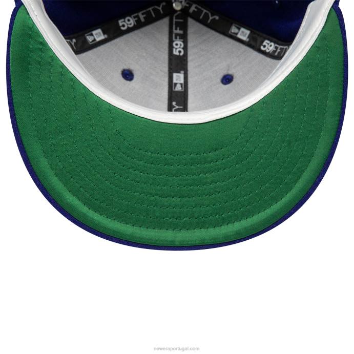 FFTN20 New Era boina de lã azul 59fifty de aniversário la dodgers