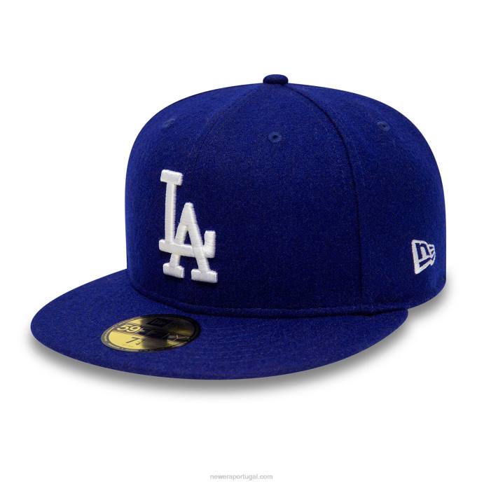 FFTN20 New Era boina de lã azul 59fifty de aniversário la dodgers