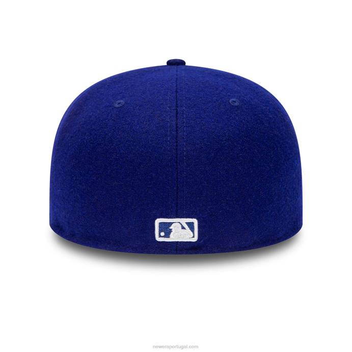 FFTN20 New Era boina de lã azul 59fifty de aniversário la dodgers