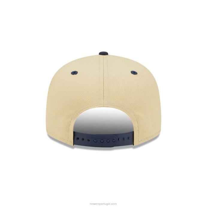 FFTN2102 New Era boné snapback 9fifty new england patriots nfl retro cream