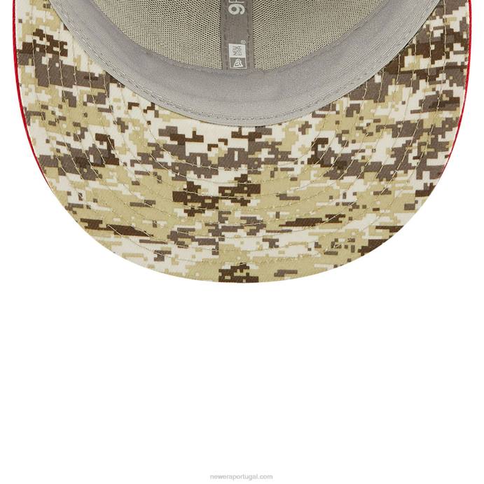 FFTN2103 New Era san francisco 49ers saudação nfl para servir o boné preto 9fifty snapback