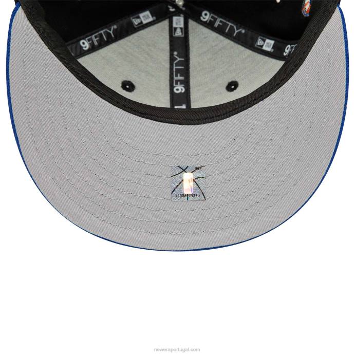 FFTN2105 New Era New York Knicks NBA Tip Off 2022 Black 9Fifty Boné Snapback