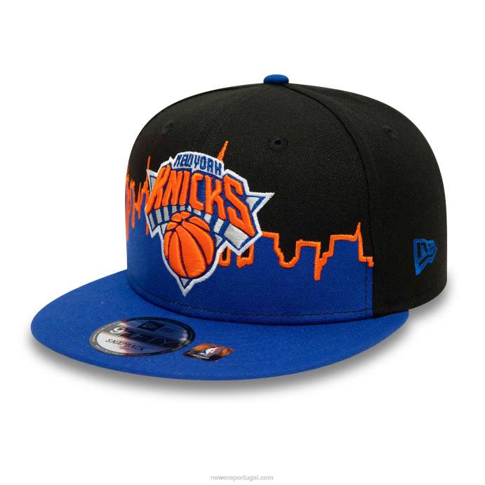 FFTN2105 New Era New York Knicks NBA Tip Off 2022 Black 9Fifty Boné Snapback