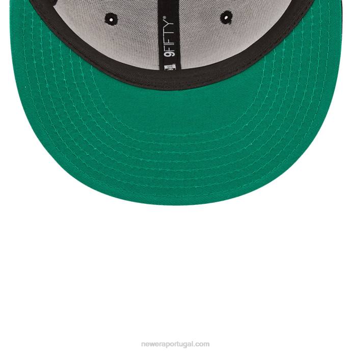 FFTN2107 New Era boné chicago bulls nba sweep black 9fifty snapback