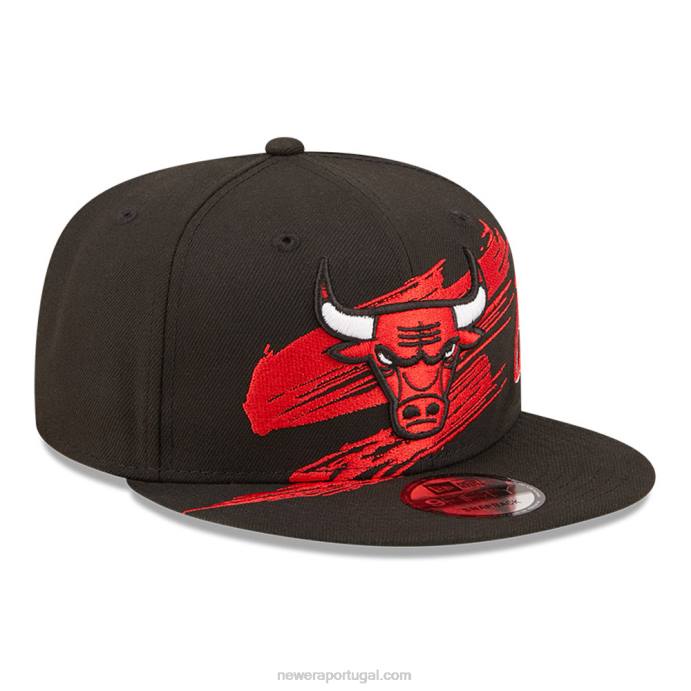 FFTN2107 New Era boné chicago bulls nba sweep black 9fifty snapback