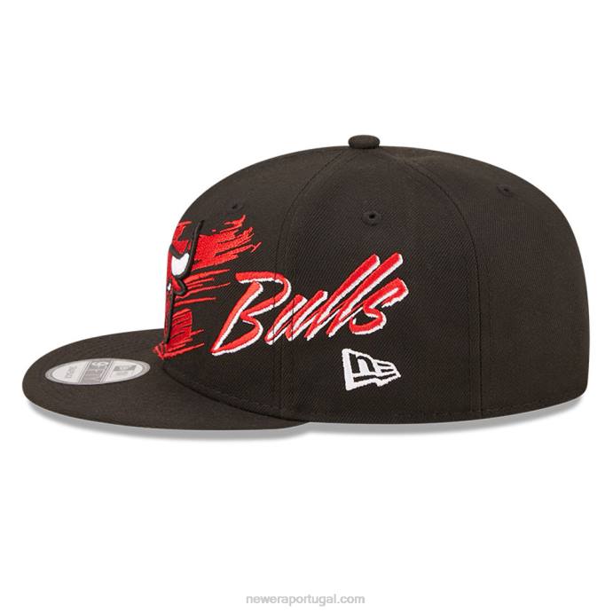 FFTN2107 New Era boné chicago bulls nba sweep black 9fifty snapback