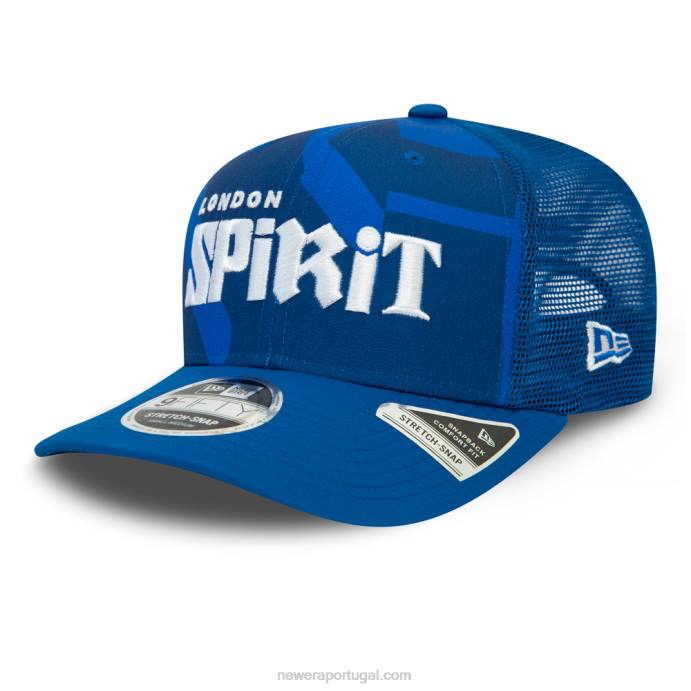 FFTN2108 New Era boné london spirit the Hundred blue 9fifty stretch snap