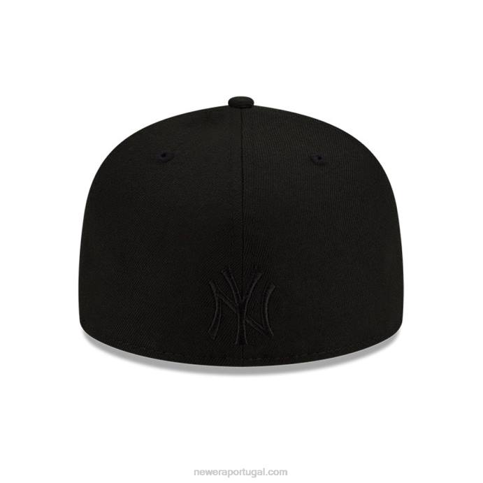 FFTN210 New Era New York Yankees MLB Team Fire Black 59Fifty Boné