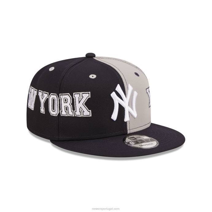 FFTN2117 New Era New York Yankees Teamplit Navy 9Fifty Boné Snapback
