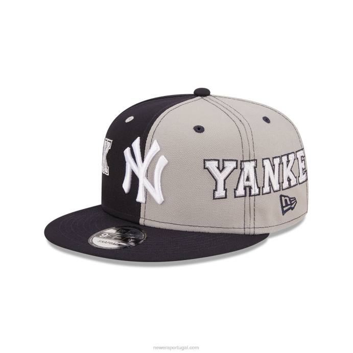 FFTN2117 New Era New York Yankees Teamplit Navy 9Fifty Boné Snapback
