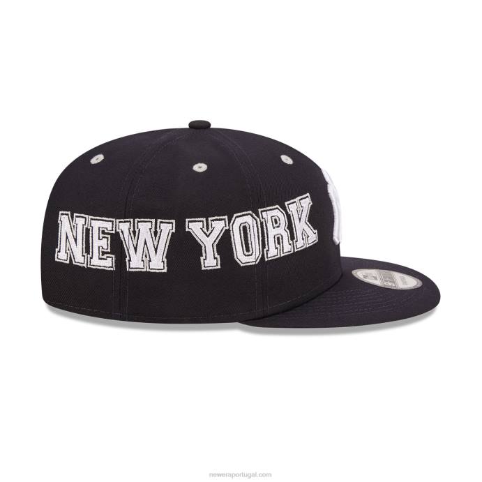 FFTN2117 New Era New York Yankees Teamplit Navy 9Fifty Boné Snapback