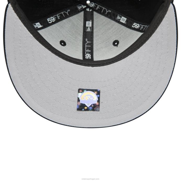 FFTN211 New Era boné justo Bradenton Marauders Milb preto e amarelo 59fifty