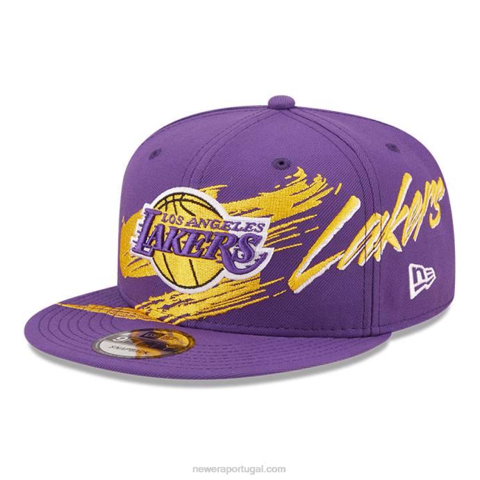 FFTN2120 New Era boné la lakers nba sweep roxo 9fifty snapback