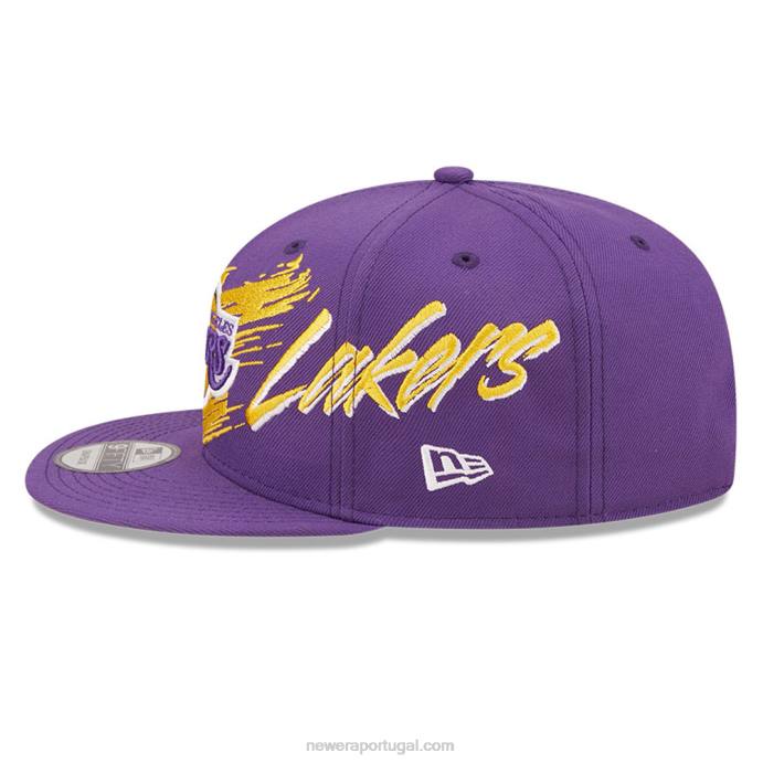 FFTN2120 New Era boné la lakers nba sweep roxo 9fifty snapback