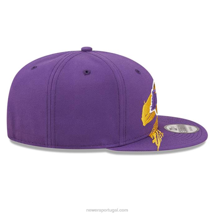 FFTN2120 New Era boné la lakers nba sweep roxo 9fifty snapback