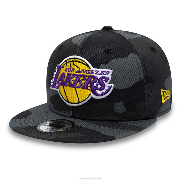 FFTN2123 New Era La Lakers Youth Team Camo 9Fifty Boné Snapback