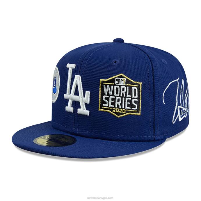 FFTN212 New Era boné la dodgers historic champs azul 59fifty